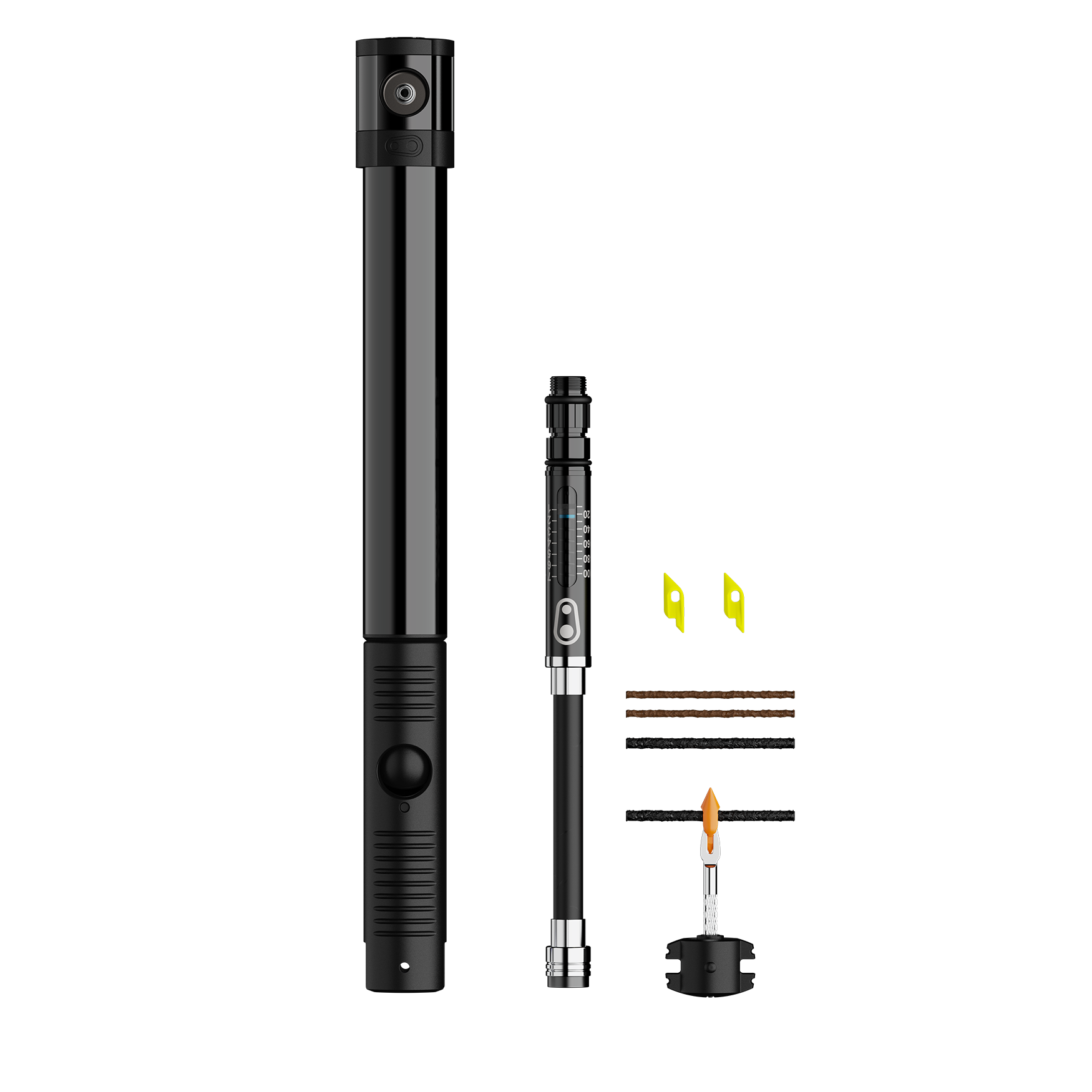 Klic HV Gauge Hand Pump with Plug Tool | Crankbrothers