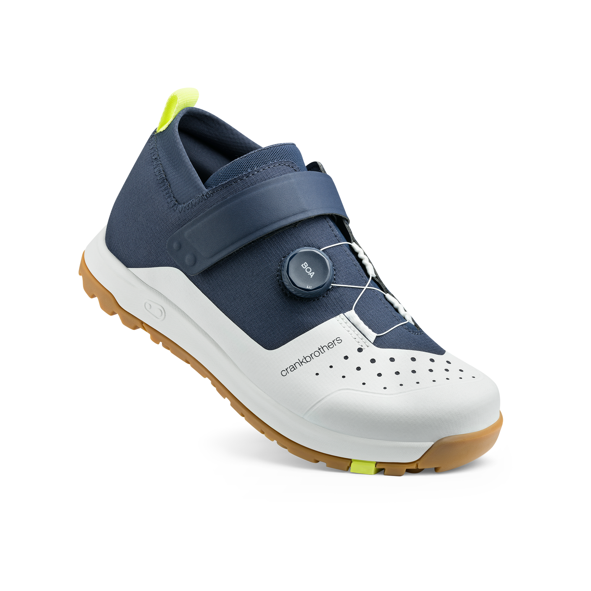 Mallet Trail BOA® Clip-In Shoes - Navy/Grey | Crankbrothers