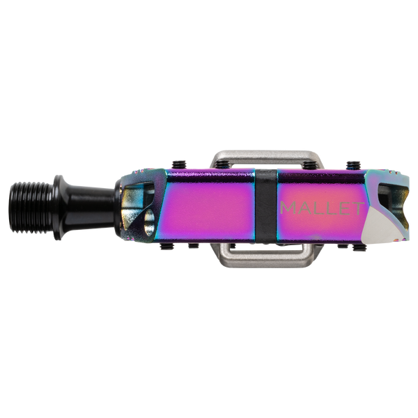 Mallet Enduro Clip-In Pedals - Limited Edition Oil Slick