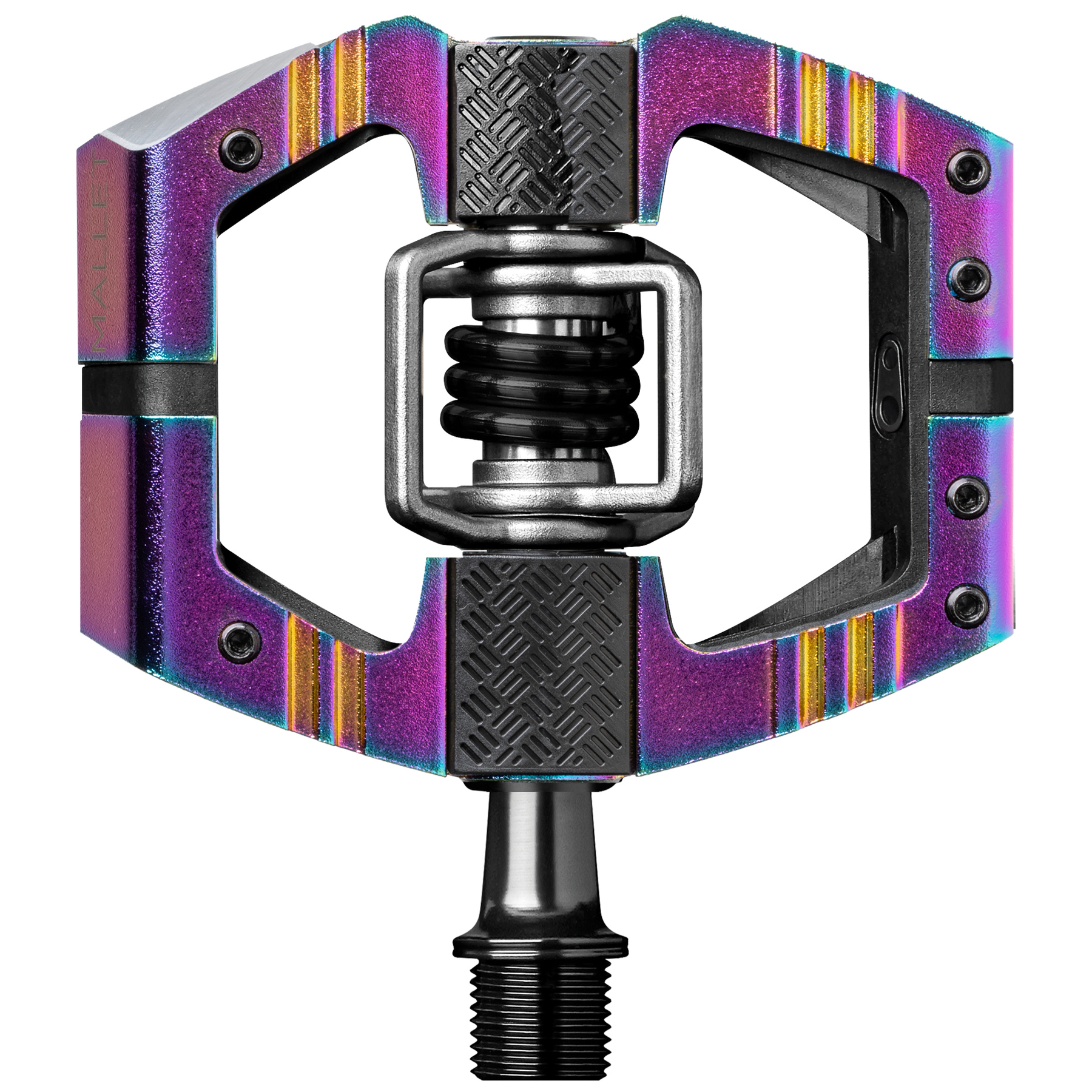 oil slick mtb pedale Mallet Enduro Clip-In Pedals - Limited Edition Oil Slick
