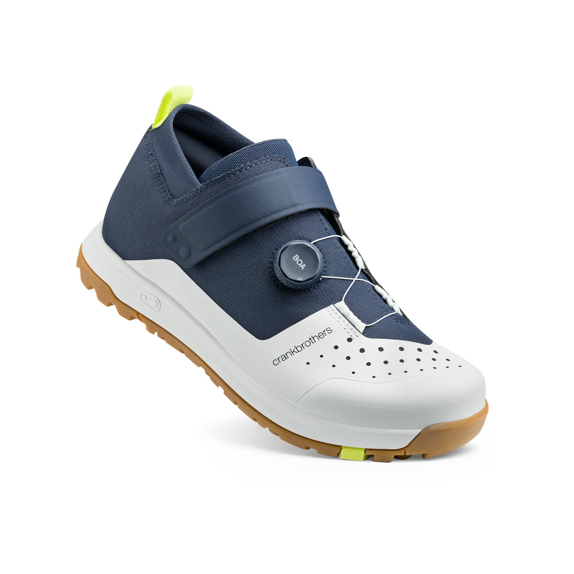 パーツ Fox Boa 26.5 & cleatspedal crankbrothers Mallet Trail BOA® Clip-In Shoes - Navy/Grey | Crankbrothers
