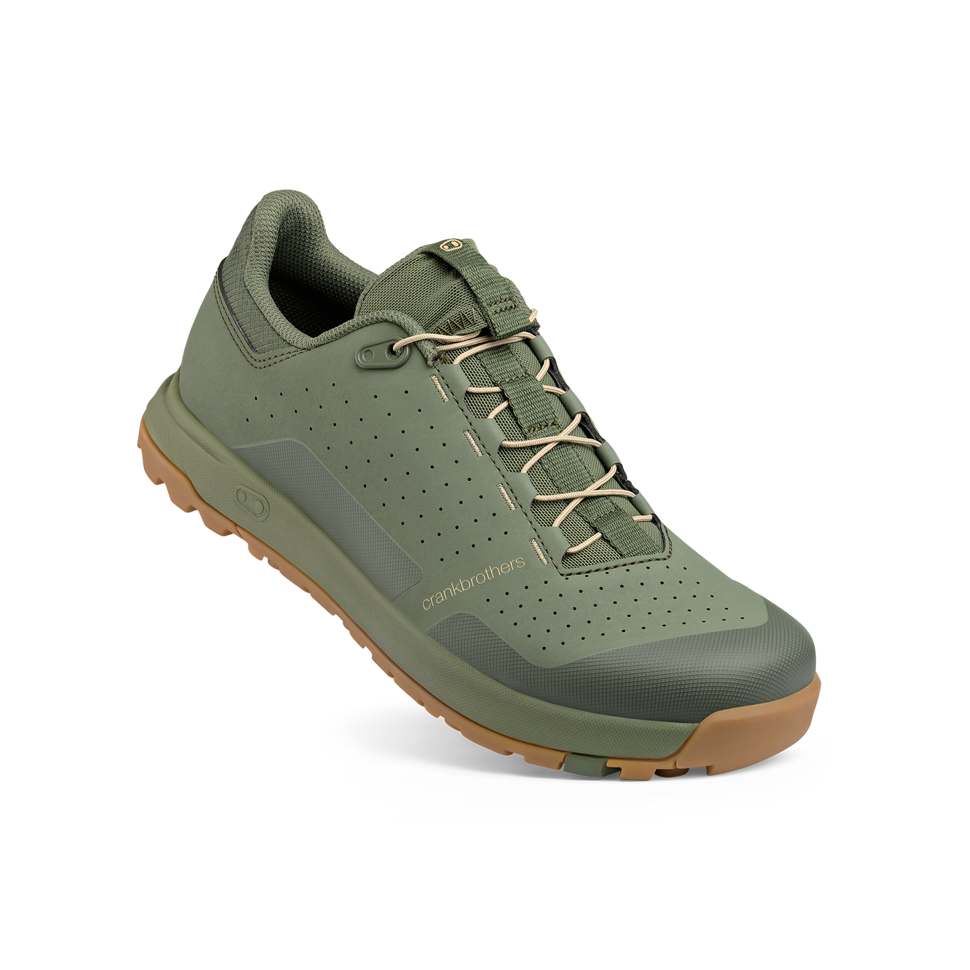 Mallet Trail Speed Lace Clip-In Shoes - Green/Gum | Crankbrothers Mallet Trail Speed Lace Clip-In Shoes - Green/Gum | Crankbrothers