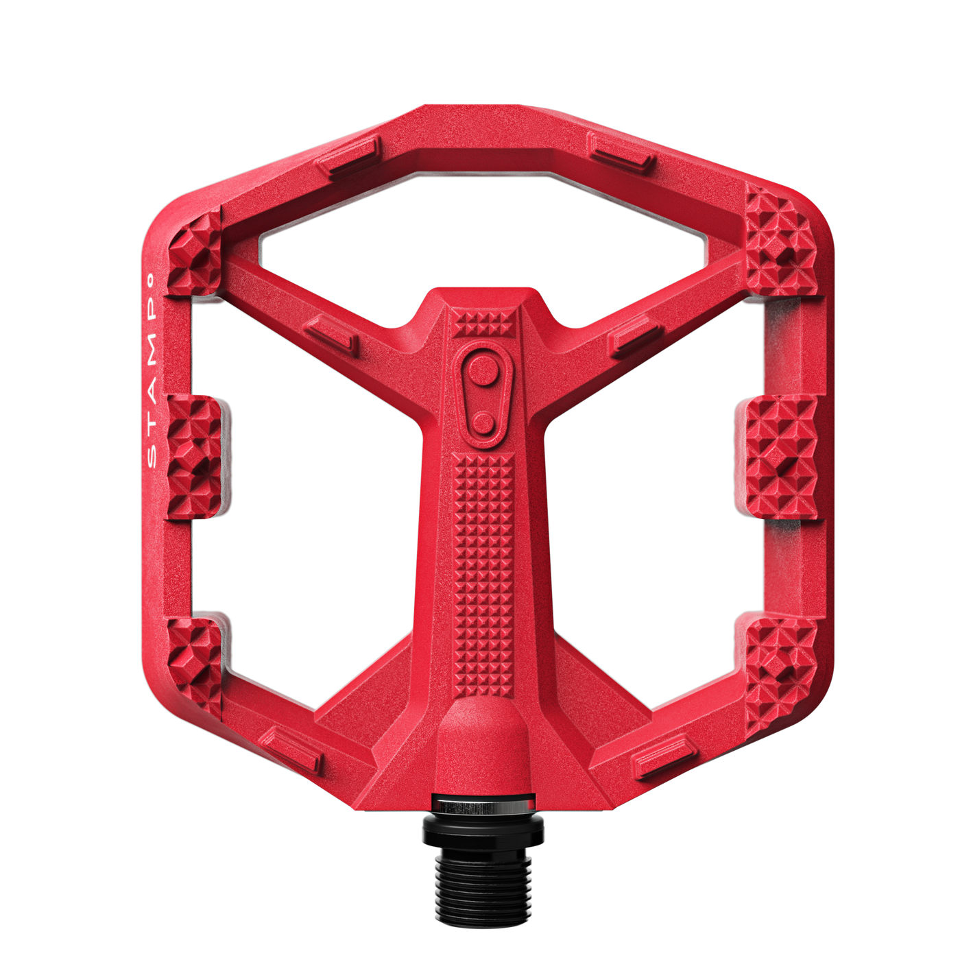 Stamp 0 Platform Pedals, Small / Red