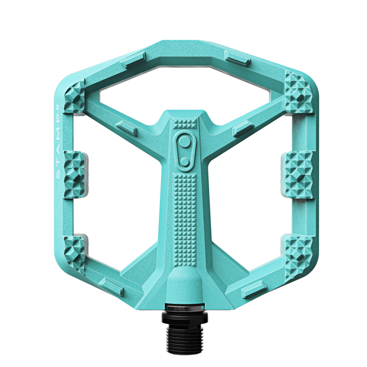 Stamp 0 Platform Pedals, Small / Turquoise