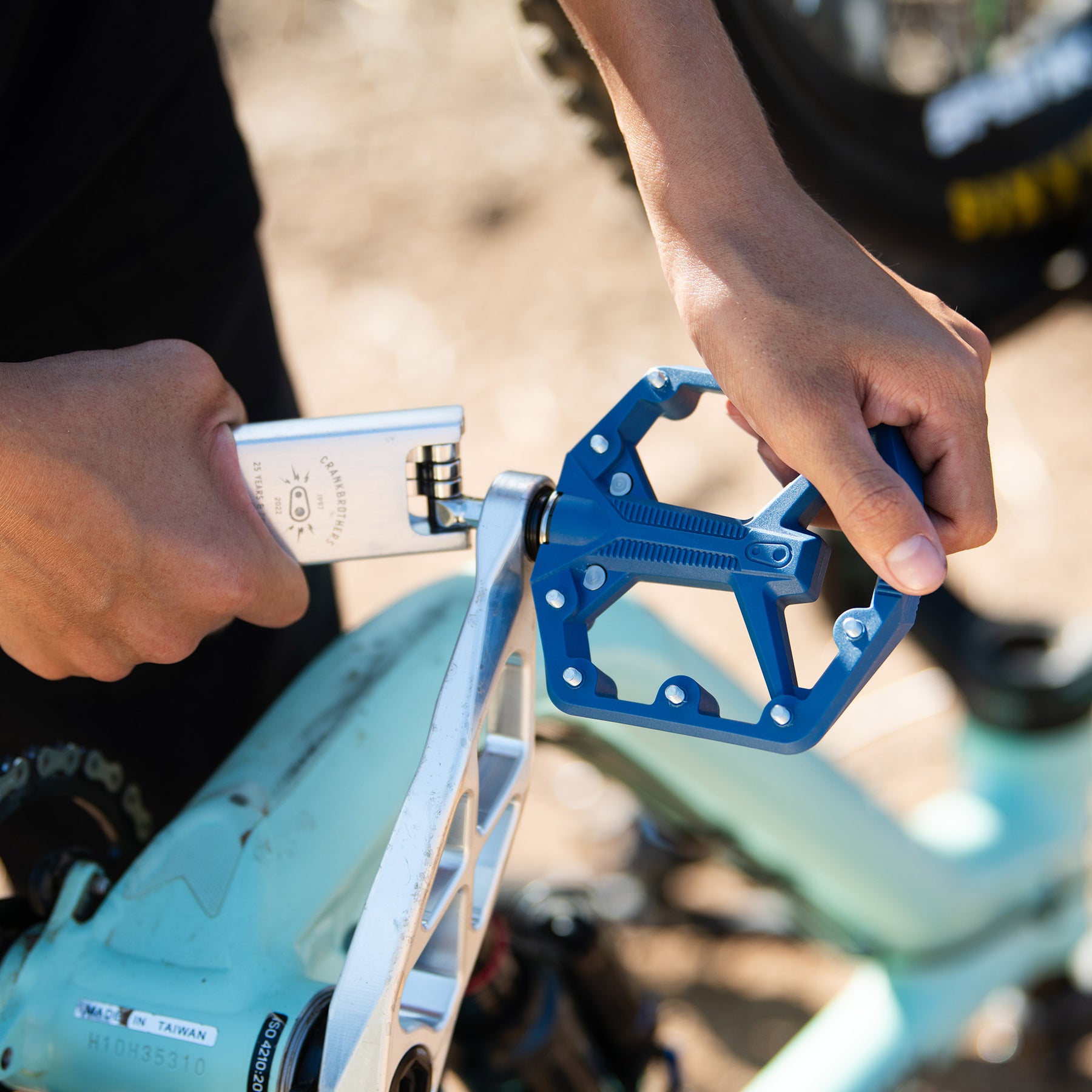 Crankbrothers Pédale à Plateforme - Stamp 1 Gen.2 Small - sand Crankbrothers Pédale à Plateforme - Stamp 1 Gen.2 Small - sand