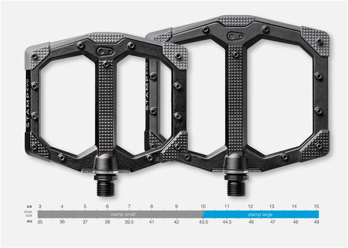 evo pedals Stamp EVO Small Alloy Flat Pedals