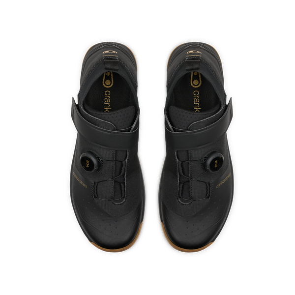 Stamp Trail BOA® Flat Shoes - Black/Gold