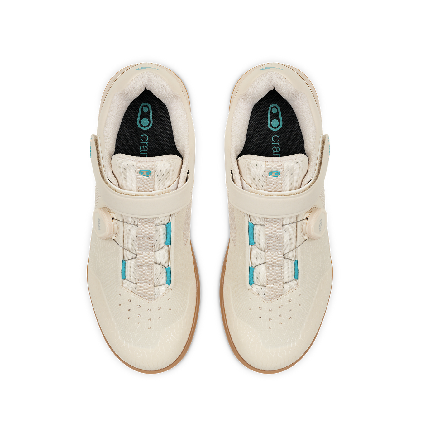 Stamp BOA® Flat Shoes Sand/Teal Crankbrothers