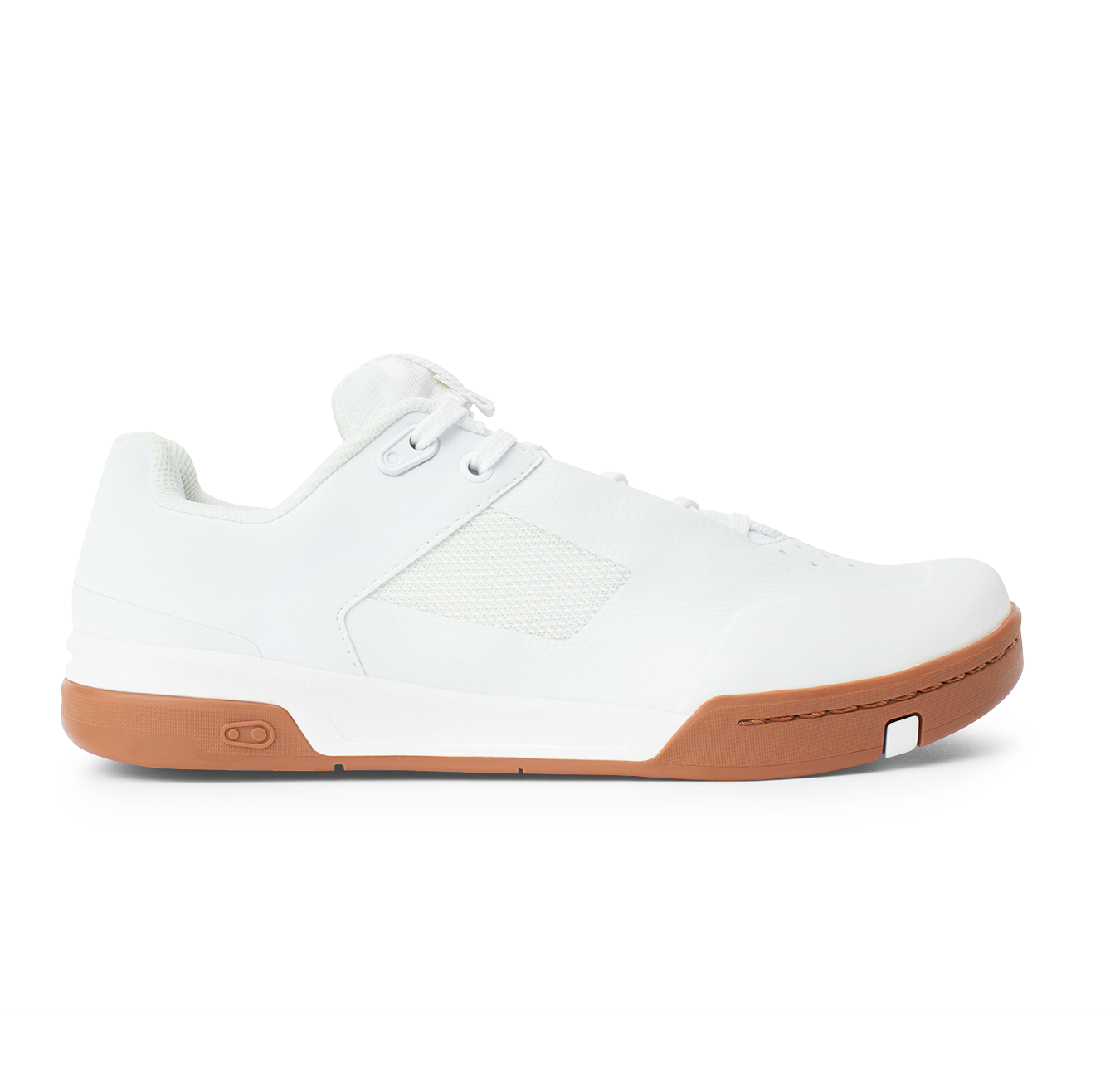 crankbrothers schuhe flat pedal Crank Brothers Stamp Lace - White/Gum