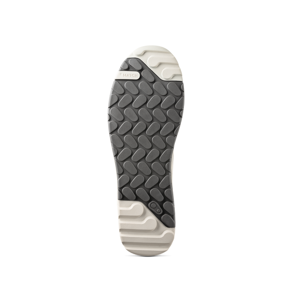 Stamp Trail Speed Lace Vent Flat Shoes - Bone/Grey