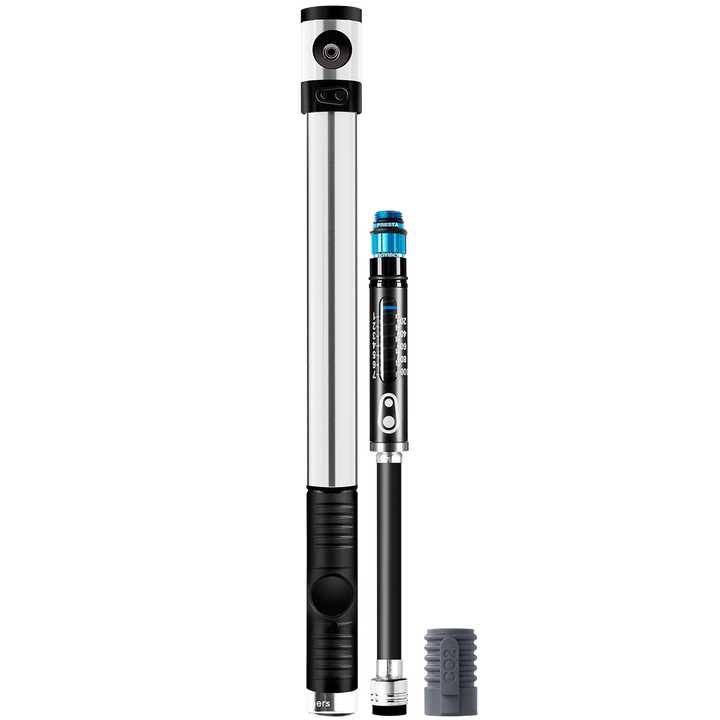 crankbrothers klic hp handpumpe Klic HP Gauge + Co2