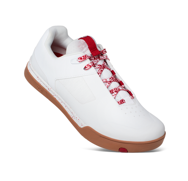 Mallet Lace Clip-In Shoes - White/Red Splatter