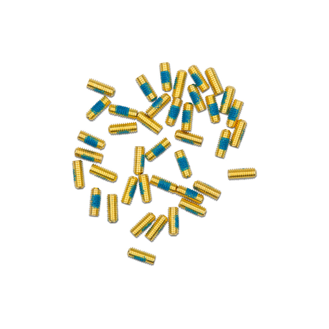 pedal pins gold Pin Kit 10mm