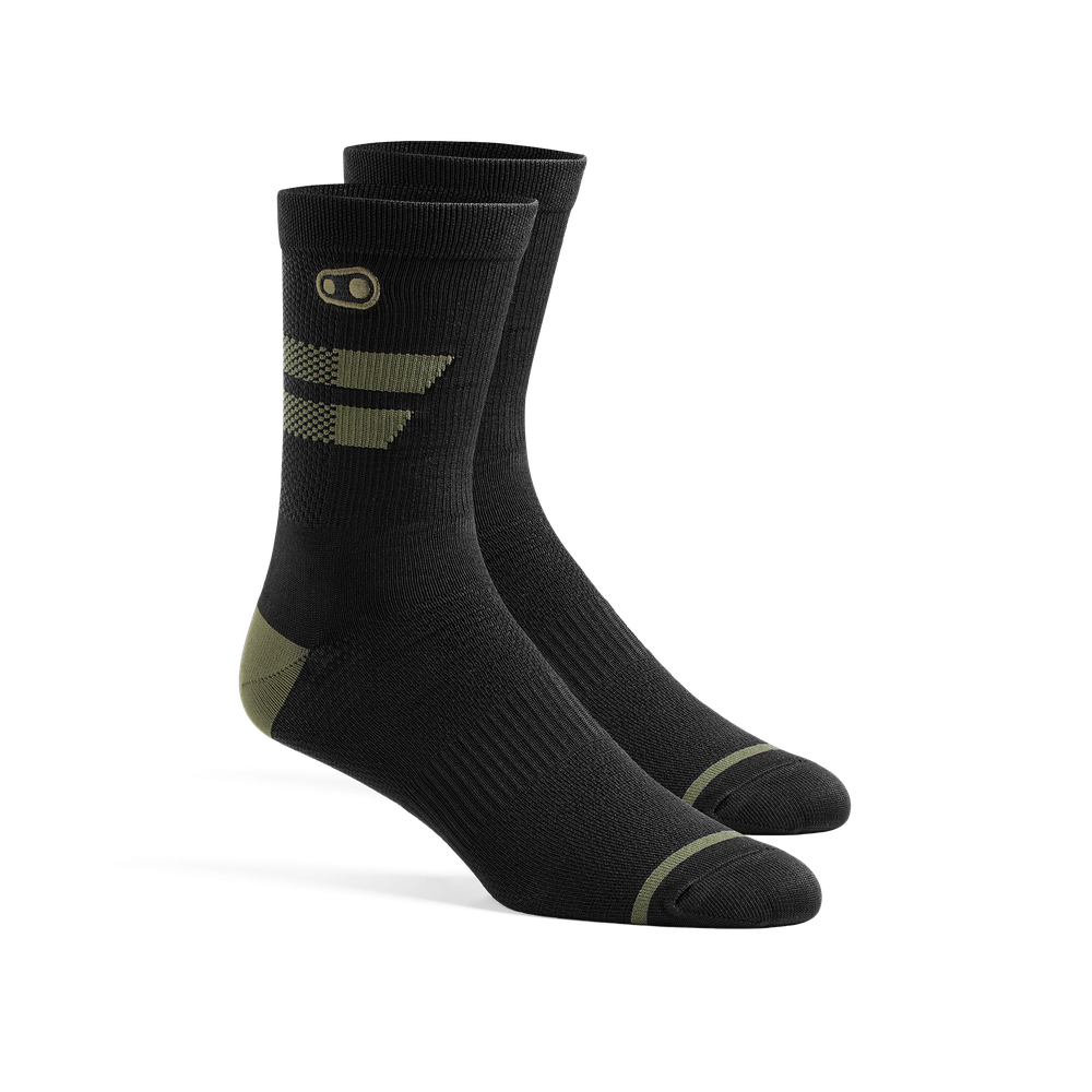 Ranger MTB Socks - Black/Green
