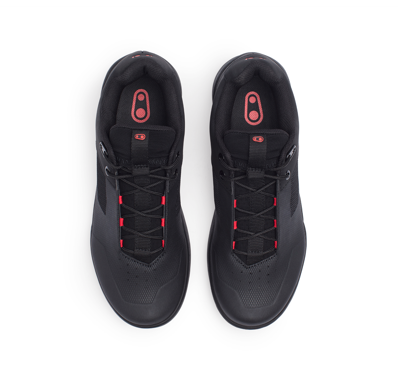 Stamp Lace Flat Shoes - Black/Red | Crankbrothers Stamp Lace Flat Shoes - Black/Red | Crankbrothers